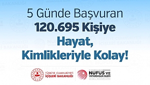 Hayat Kimliğinle Kolay Uygulamasına 120.695 Kişi Başvurdu