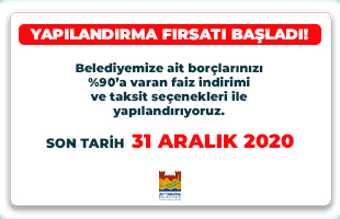 Yapılandırma Fırsatı Başladı!